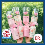 [Gift March 14] Combo of 3 Bouquets of Scented Wax Roses and 1 Pre-wrapped Flower - Beautiful and Me