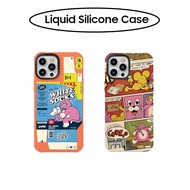 Casetify PINGO CARTOON Z BY ZIZONE Soft Liquid Silicone TPU Case Cover For iPhone 15 11 12 13 14 Plus Pro X XS XR Max Cover Casing