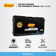 DIN80L | DIN80 | LN4 - AGM Century Continental AGM (Specially Designed For Continental Vehicles) Car Battery Bateri Kereta For Mercedes | Audi | Range Rover