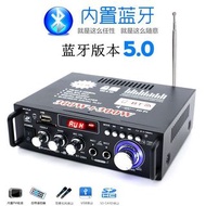 Amplifier 迷你小型藍牙擴音機 插卡手指 收音直流12伏220V