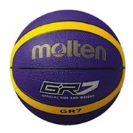 Molten GR7 Indoor Outdoor Rubber Basketball Ball Purple/Yellow