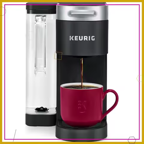Single Serve K-Cup Pod Coffee Maker, MultiStream Technology, 4 Brew Sizes, 66oz Removable Reservoir,