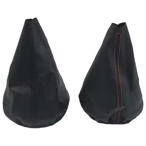 Leather Car Shift Gear Knob Lever Gaitor Boot Cover For VW POLO CLASSIC 6N 6N2 1996 1997-2001 LUPO C