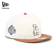New Era 59FIFTY Los Angeles Dodgers Viva Los Dodgers 2-Tone Tiramisu Visor Chrome White Fitted Cap