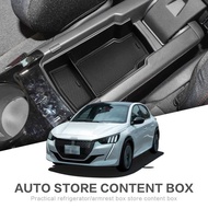for Peugeot 208 2019-2024 GT e208 Armrest Box Storage Organizer Accessories Center Console Tray