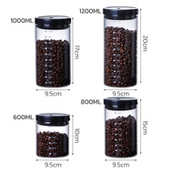 Alechaung โหลแก้วสูญญากาศ 600ml 800ml 1000ml 1200ml กระปุกใส สำหรับใส่อาหาร ทนความร้อน ความเย็น ขวดโ