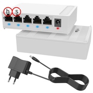Network Ethernet Switch 1000Mbps Smart Network Ethernet Switch withVLAN 5V Power Supply Network Swit