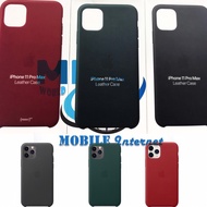 Leather Case IPhone 11 Pro Max-11 Max Pro Original IBOX-Black-Hitam