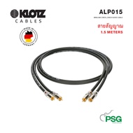 KLOTZ CABLE : ALP015 MINILINK CINCH_CINCH AUDIO 1.5 METERS Made in Germany
