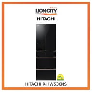 Hitachi R-HW530NS XK/XW/XN Bottom Freezer 6 Doors 401L Refrigerator