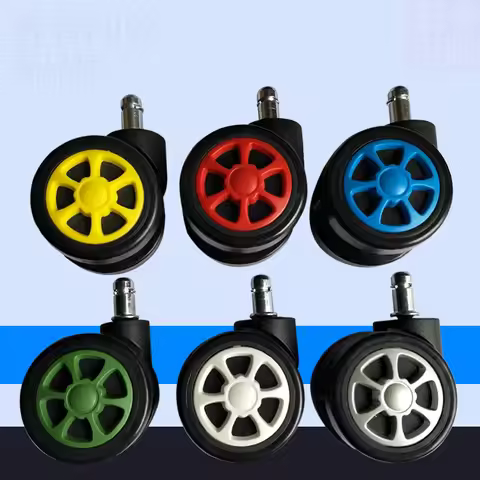 Chair Wheels Office Computer Swivel Lifting Boss Chair Five-Star Foot PU Wheels Furniture Casters Of