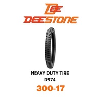 Deestone ยางนอกมอเตอร์ไซค์ 300-17 D974