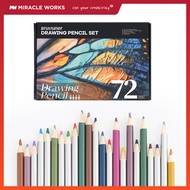 Brutfuner 72Pcs Professional Color Pencil Set For Artists Crafters Drawing Pencil Set Art Supplies