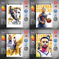 NBA star Stephen Curry Kobe Jordan poster basketball poster bedroom room decoration painting Wall St