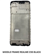MIDDLE FRAME LCD PLATE MIDDLE BONE REALME C55 BLACK
