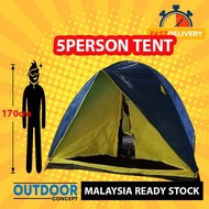TRUE SHELTER TENT TS5 5 PERSON 2LAYER