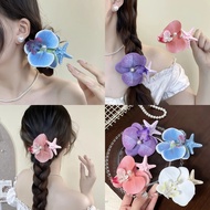 Summer Beach Style Hairpin Phalaenopsis Star Beach Side Hairpin Accessories