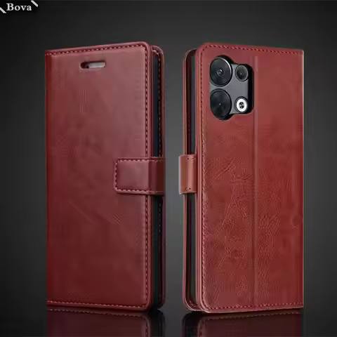 Reno 8 5G Card Holder Pu Leather Cover Case for OPPO Reno8 5G Reno 8 Pro 5G Flip Cover Retro Wallet 