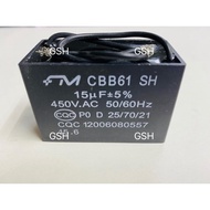 CBB61 15uf 450v Motor Fan Capacitor