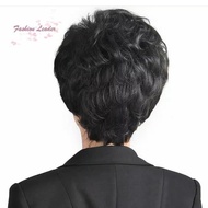 Wig Wanita Pendek Kerja Rambut Asli Rambut Palsu Wig Natural Korea Ori