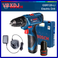 VBXDJ Bosch GSR120-LI สว่านไฟฟ้า12V ชาร์จได้สว่านไฟฟ้าสว่านไฟฟ้ามือไขควงไฟฟ้าครัวเรือน Bosch Original Power Tools DKLYT