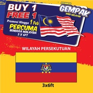 Wilayah Flag 3x6ft (FOC Malaysia Flag 3x6ft)
