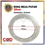 Rel ring putar tatakan meja makan huben...rel ring meja makan puter aluminium 20cm..30cm..40cm..50cm