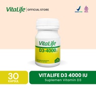 Vitalife Vitamin D3 4000 IU - 30 Capsules