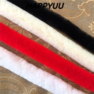 HAPPYUU Fur Tape Scarf Trimming Ribbon Furry Fluffy 100cm