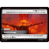 Riftbound Card Code SFD-213/221 - Ornn's Forge - Battlefield - Uncommon