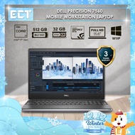 Dell Precision 7560 Mobile Workstation Laptop (i7-11850H 4.80Ghz,512GB SSD,32GB,15.6"FHD Touch,QD RT