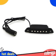 Mimgo SH85 Acoustic Guitar Pickup No Drilling 6-Hole Guitar Pickup Folk Acoustic Guitar Preamp Shocking Amplifier For