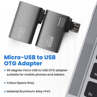 KAIYUE 90 Degree Left/Right Angle Powered Micro USB To USB OTG Adapter for Fire TV Stick 4K Android 