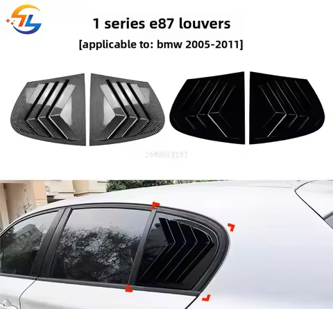 For BMW 1 Series BMW E87 2005–2011 Louver Rear Quarter Window Sticker Exterior Modification Accessor