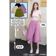 MS 758 Cln Fashion Skirt 7p8 Cotton stretch import premium