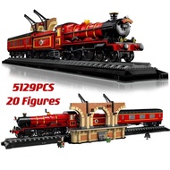 Collector's Edition 76405 118CM Hogwiartsed Express Train Building Set Bricks with Small people Toys For Adults Gift 5129Pieces
