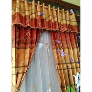 Gorden Jodha Smokring Model Poni Pisah Gorden Prada Gorden Jendela dan Pintu Gorden Ruang Tamu Korde