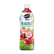 TAISUN 泰山 Sunkist 香吉士 蔓越莓綜合果汁  900ml  12瓶