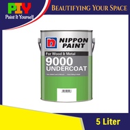 Nippon Paint 9000 Undercoat Cat Undercoat Kayu Besi - 5 Liter
