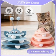Cat Tower Toy Cat Toy  Ball Kitten Tower Ball Spinning Balls Toy Spinning Balls Round Track Turntabl