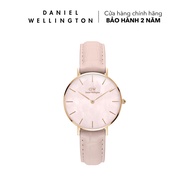 Đồng hồ Nữ Daniel Wellington dây Da - Petite Rouge 32 mm DW00100514