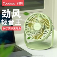 Yubo Desktop Fan Rechargeable Small Fan Office Desktop Fan Small Fan Household Small Electric Fan