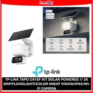 TP-LINK TAPO C615F KIT SOLAR POWERED // 2K 3MP/FLOODLIGHT/COLOR NIGHT VISION/IP65/WI-FI CAMERA