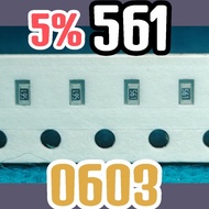 10pcs Chip resistor smd 561 560R 5% size 1608 0603 560ohm 560 ohm