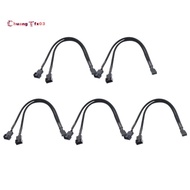 4-Pin PWM Fan Splitter Hub Cable forMotherboard andCPU PC Case Fan Extension Adapter Y Splitter Cabl