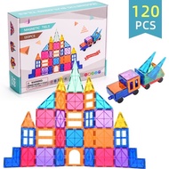 Magnetic tiles 120pcs Magnetic tiles for kids