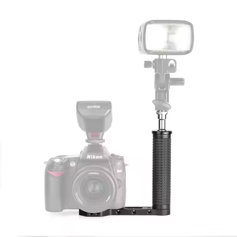 On Camera Flash Bracket Grip for Godox AD200 AD200PRO AD200PRO II Dji OSMO 2 DJI Ronin S Zhiyun Cran