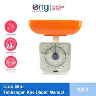 Ong Houseware - Timbangan Kue Dapur Manual Kitchen Scale 5Kg Lion Star KS-3