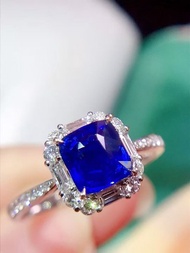 精品皇家藍戒指  藍寶石1.54克拉