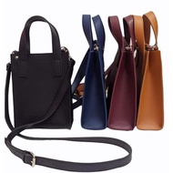 MINI SLING ESSENTIAL TOTE BAG/VEGAN LEATHER TOTE BAG/MINI TOTE BAG/MINI SLING BAG